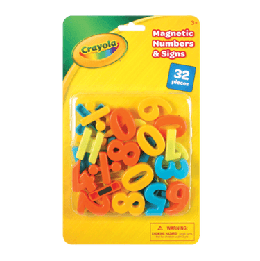 Crayola 32 Piece Magnetic Numbers & Signs